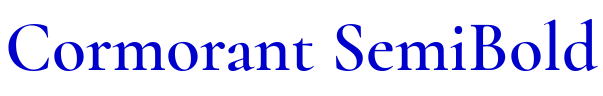 Cormorant SemiBold フォント